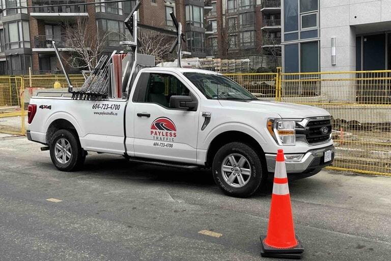 lane closure truck